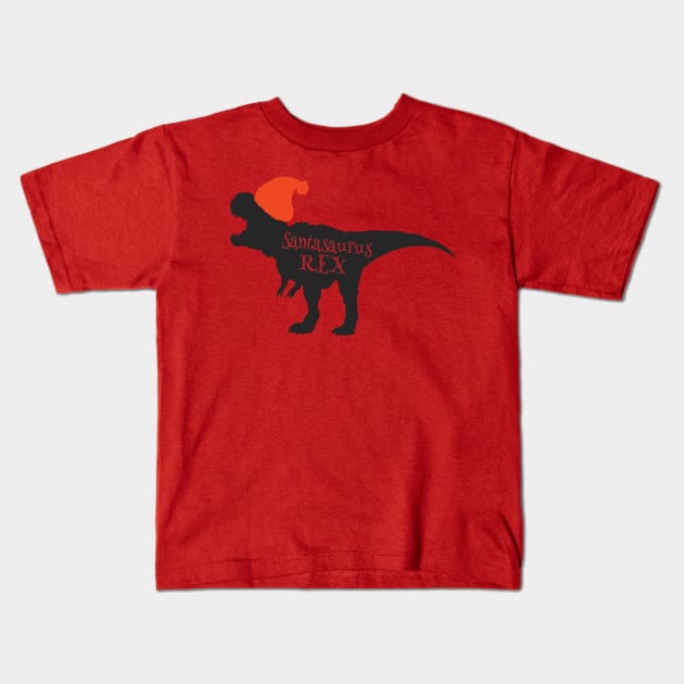 Santasaurus Rex, Santa Claus Dinosaur, Santasaurus Rex, Christmas Dinosaur, Dinosaur Kids T-Shirt by NooHringShop